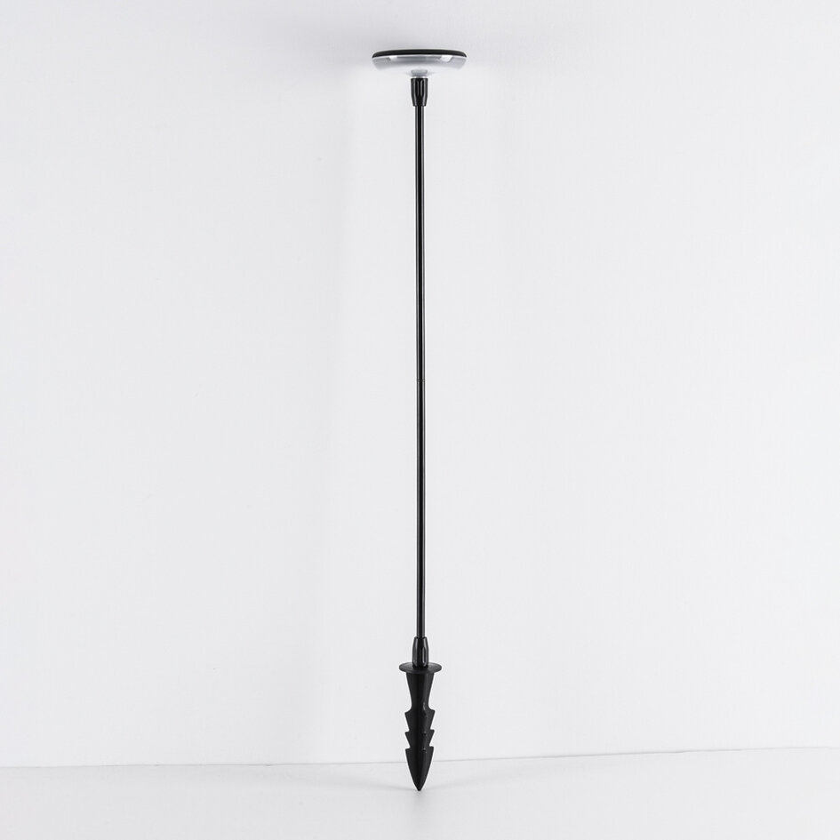 Lampe d'extérieur solaire sur pied moderne Eden - lot de 2