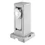 Prise extérieure double IP44 avec minuterie - aspect pierre