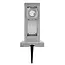 Prise extérieure double IP44 avec minuterie - aspect pierre