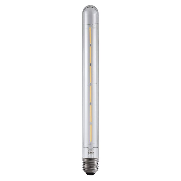 Ampoule tube LED E27 dimmable, transparent 6 watts 30 cm (2700K)