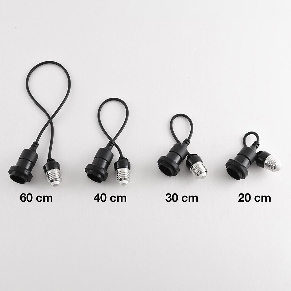 Suspension E27 20, 30, 40 et 60 cm (hors ampoule)