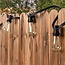 Kit guirlande guinguette avec lampes à incandescence de 2,5W Ø60 : option dimmable