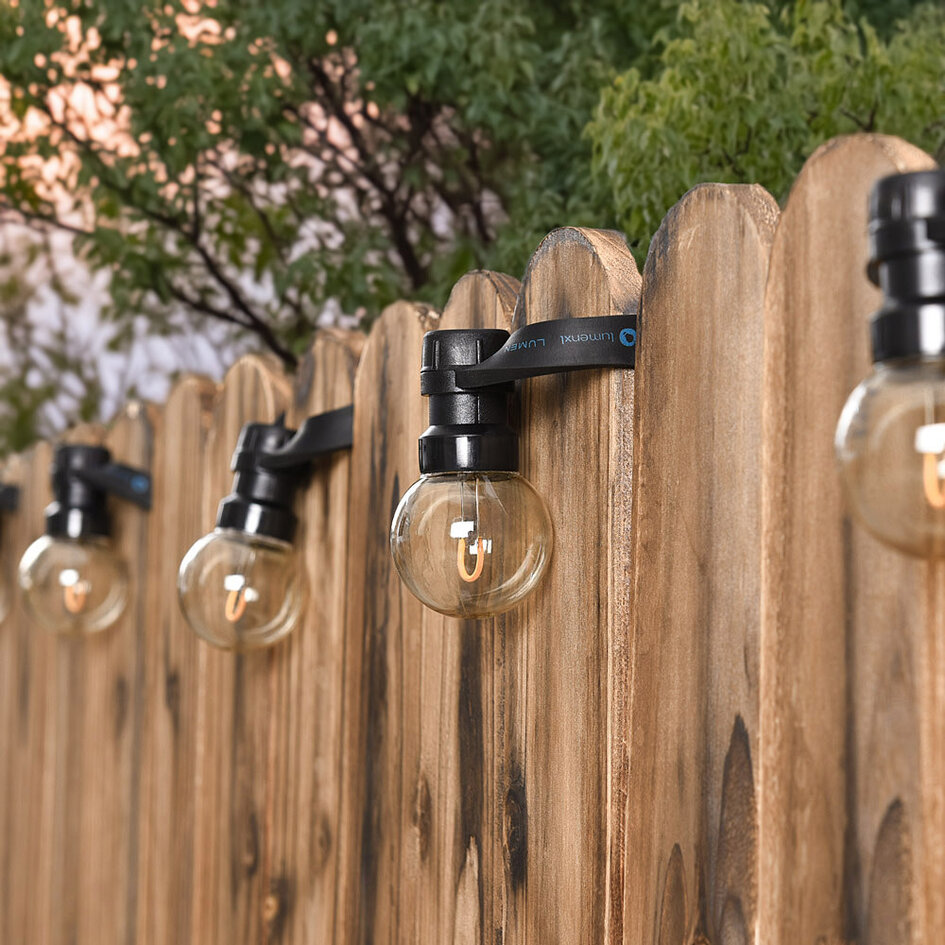 Guirlande guinguette extérieure 2W avec LED en forme de U - Dimmable en option