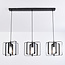 Lampe suspendue industrielle, 3 lumières - Maiko