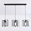 Lampe suspendue industrielle, 3 lumières - Maiko