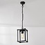 Lampe suspendue industrielle d'extérieur Joya - noir