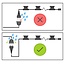 Kit guirlande avec lampe spirale 5W, 1800K, verre ambré, Ø60 - variateur en option