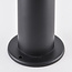 Lampadaire extérieur noir rustique Lucia - 40 cm