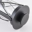 Lampe d'extérieur sur pied Lucia en acier inoxydable noir - 60 cm