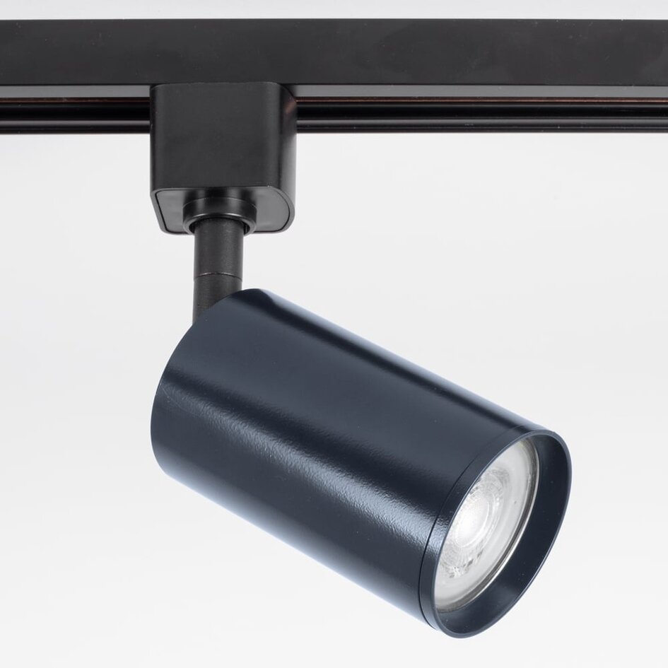 Spot sur rail monophasé Romain - bleu cobalt