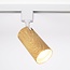 Système de rail moderne monophasé de 1,5 mètre avec aspect bois de chêne - Loek