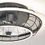 Ventilateur de plafond Lilu - noir avec LED intégrée et télécommande
