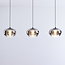 Suspension avec verre fumé et LED à 3 niveaux de gradation - Vive