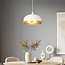 Suspension industrielle Zelta - noir et doré