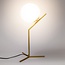 Lampe à poser Stopa en verre blanc laiteux