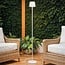 Lampadaire rechargeable Jytte blanc - intensité variable