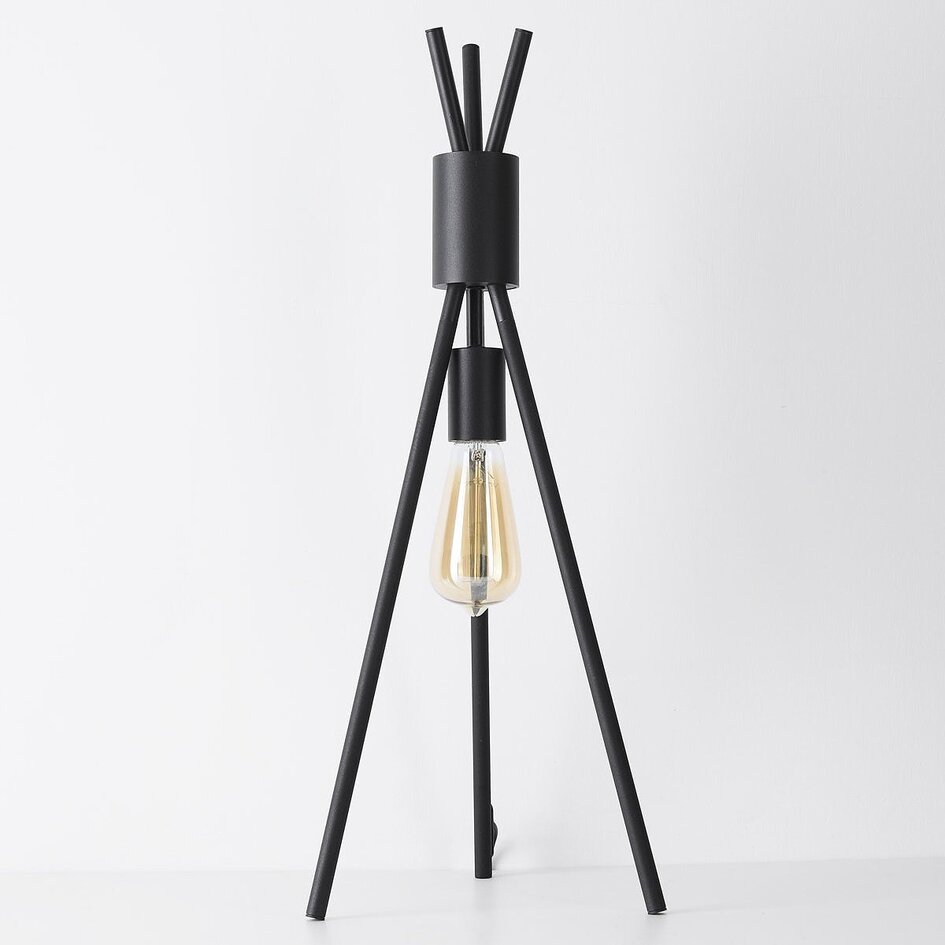 Lampe à poser 1 lumière Tenda - noir