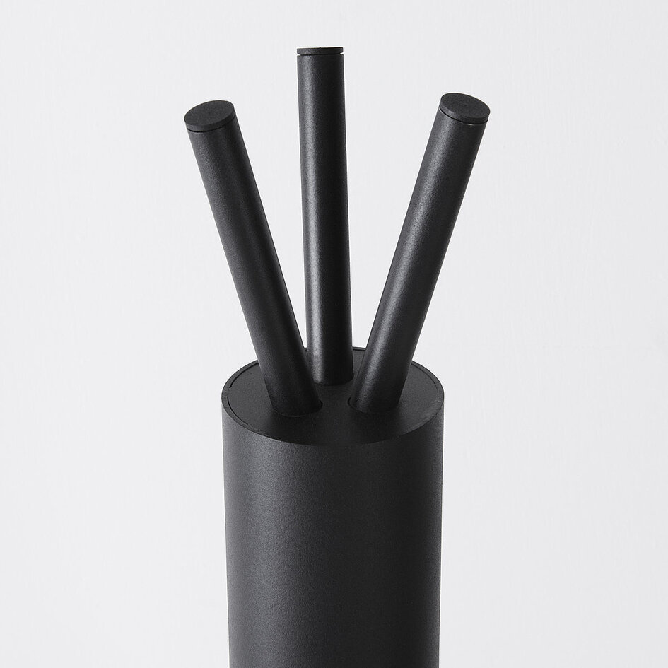 Lampe à poser 1 lumière Tenda - noir