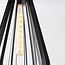 Lampe suspendue à 1 lumière Gabbia - noir