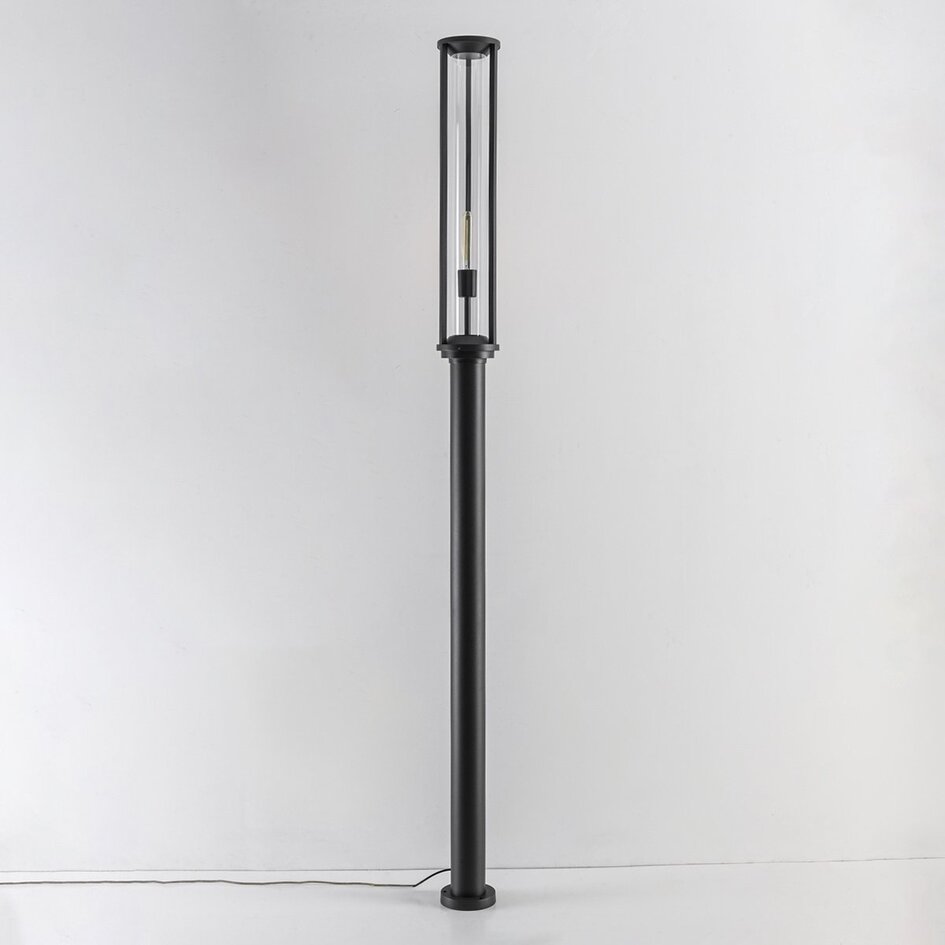 Lampe d'extérieur sur pied Sergio anthracite - 220 cm