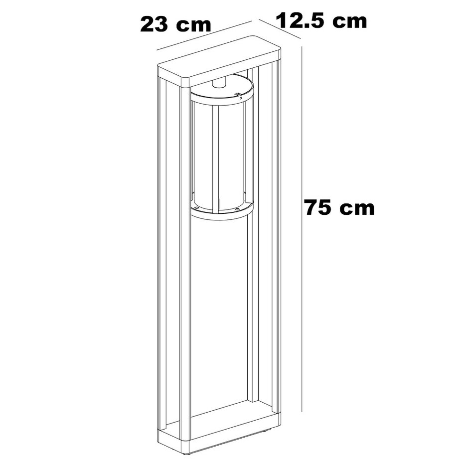 Lampadaire pour l'extérieur Nino