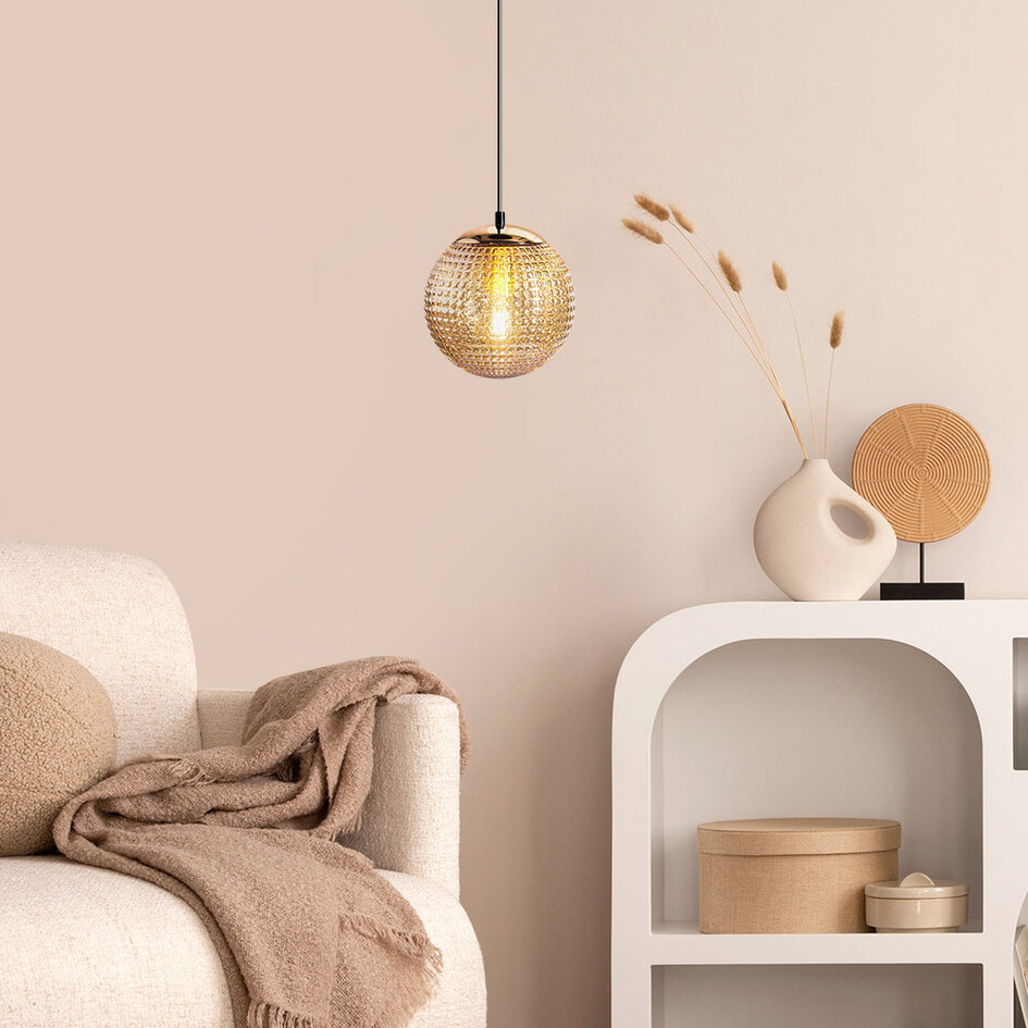 Lampe suspendue à 1 lumière Sila - Ø25 cm