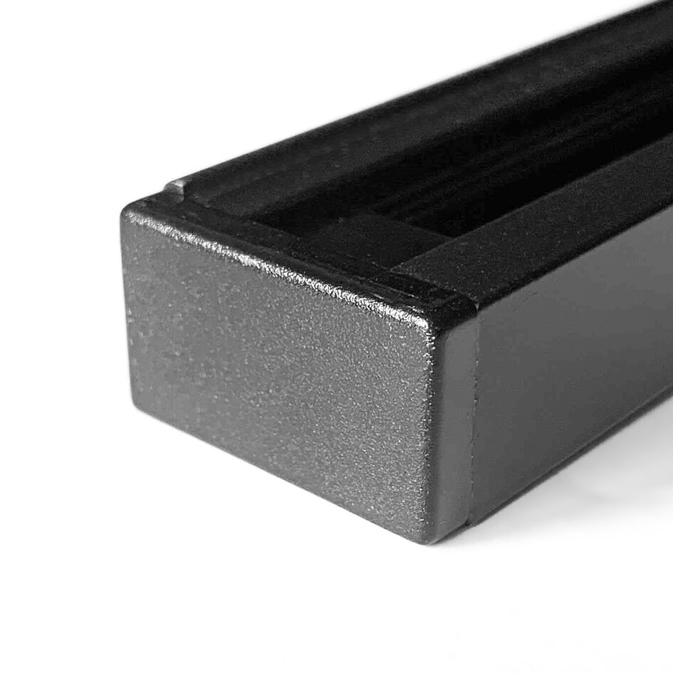 Embout pour système de rail - noir