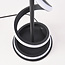 Lampe de table noire moderne en spirale Caz