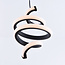 Suspension design avec LED torsadées à intensité variable sur 3 niveaux - Bojana