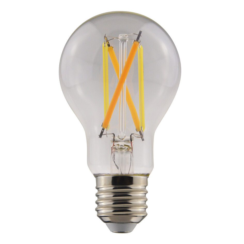 Ampoule LED E27 connectée dim-to-warm 7 watts, 60 mm (Tuya)