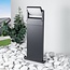 Lampe d'extérieur sur pied Jidde à spot inclinable anthracite, LED intégrée