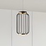 Suspension Puri avec LED intégrée - noir et doré