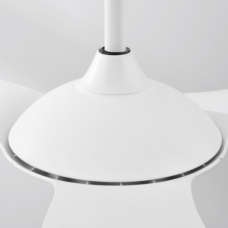 Ventilateur de plafond blanc avec LEDs et télécommande - Viento