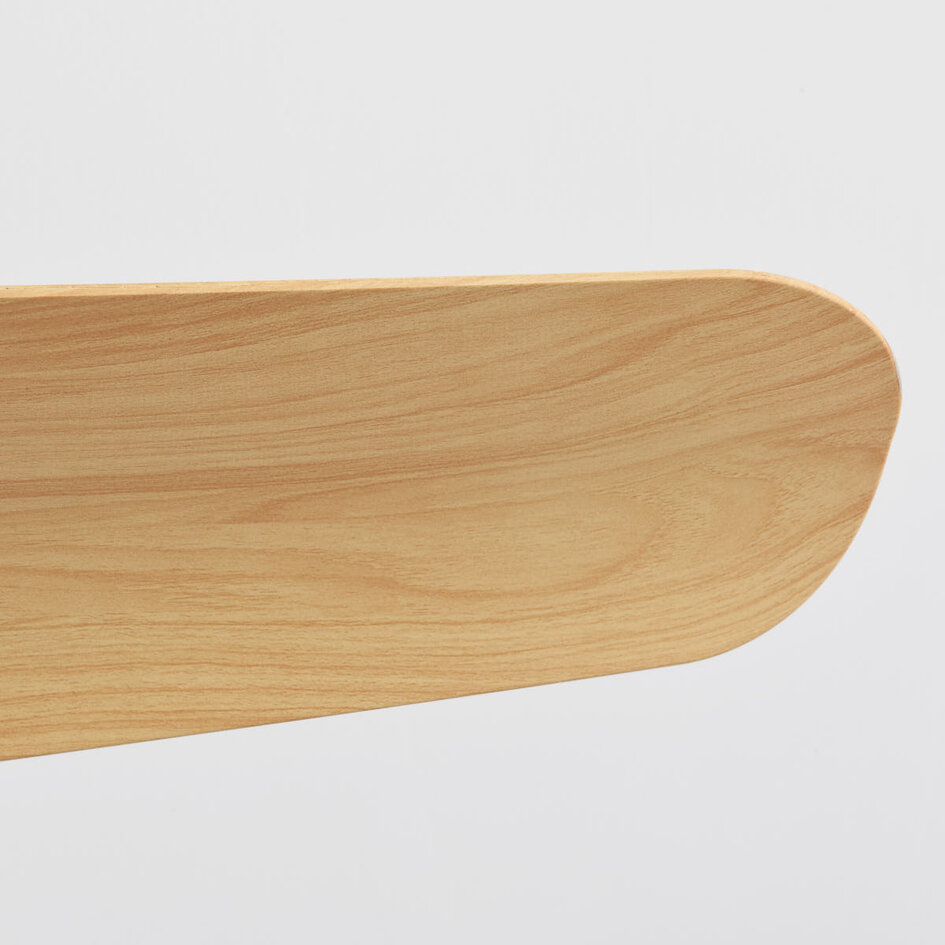 Ventilateur de plafond Ventus en aspect bois de hêtre avec LED et télécommande