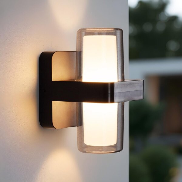 Lampe d'extérieur à 2 lumières Diona - noir