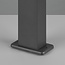 Lampe d'extérieur sur pied Elpida à spot inclinable anthracite, LED intégrée