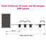 Guirlande lumineuse solaire 35 m, 70 ou 80 ampoules, panneau 20W