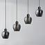 Suspension Sanford 4 lumières - verre fumé