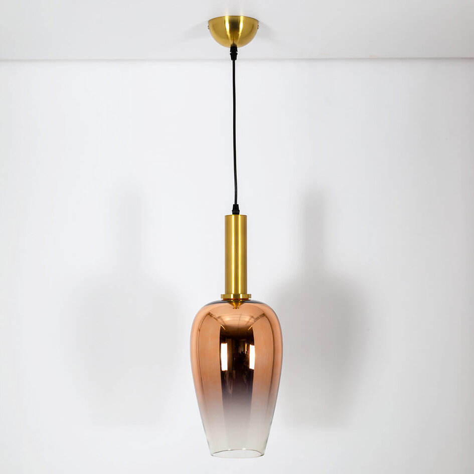 Suspension 1 lumière avec dégradé de couleurs - Velicia