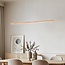 Suspension Shane en bois avec LED intégrée, à intensité variable