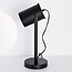 Lampe à poser Joshua - noir avec abat-jour inclinable