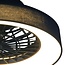 Ventilateur de plafond Mayra à température de couleur réglable et effet étoilé