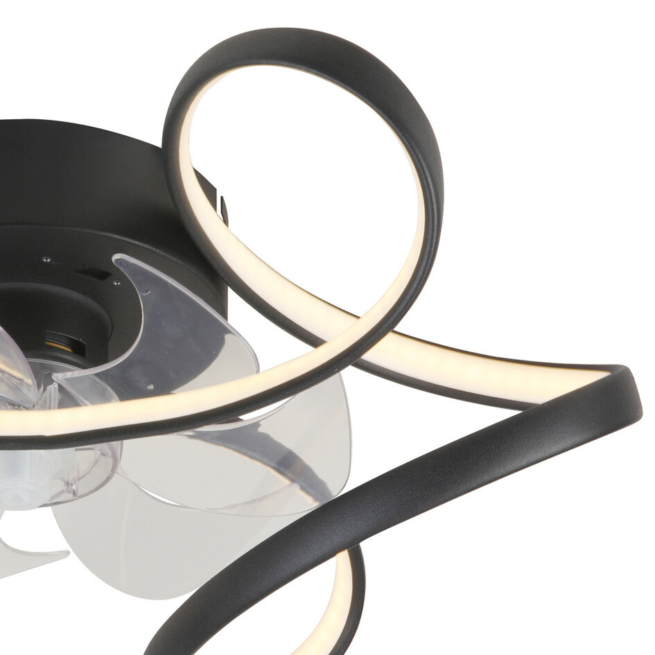 Ventilateur de plafond avec éclairage réglable - Meysa