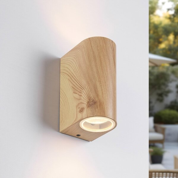 Applique aspect bois 2-lumières - Matteo