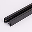 Rail monophasé 100 cm sans connecteur ni embout - noir