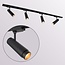Kit rail monophasé de 1,5 mètre et spots Jules, noir