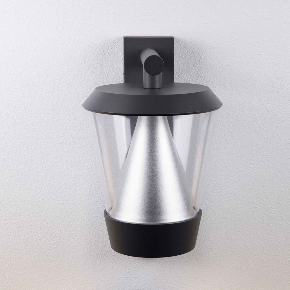 Applique murale extérieure Tygo avec détecteur - anthracite 12W