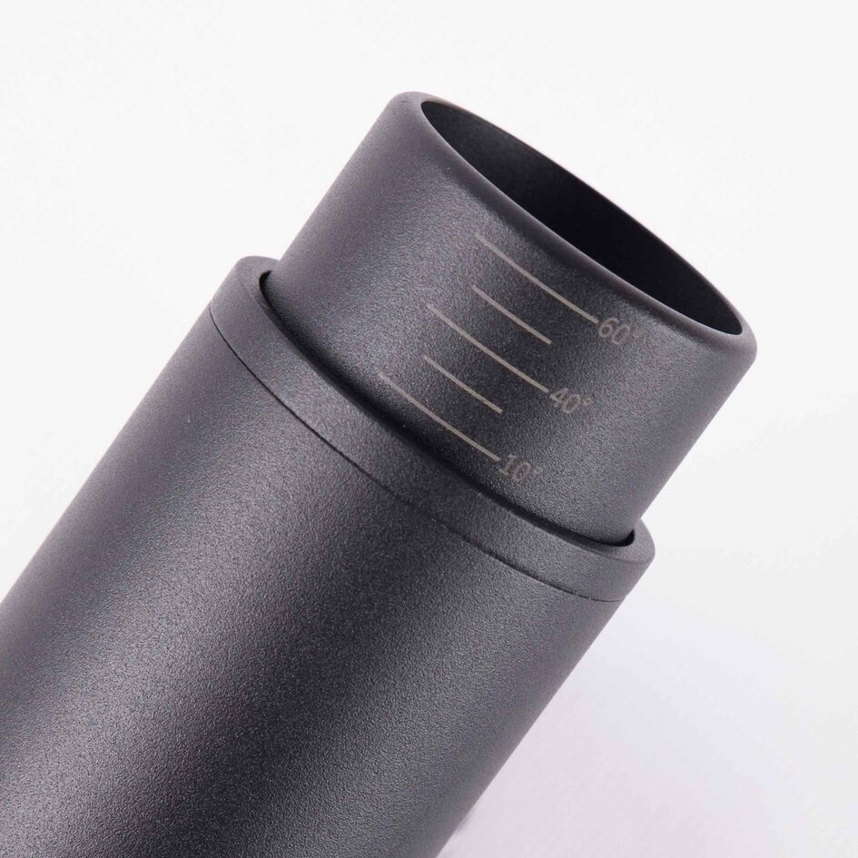 Spot sur rail monophasé 12W angle d'éclairage réglable et fonction Jusqu'à chaud - Jules