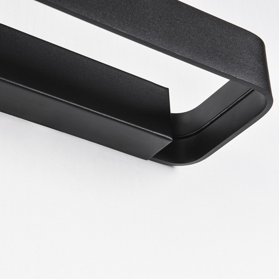 Applique murale contemporaine noire et dimmable - Aria
