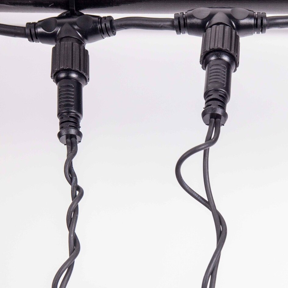 Rideau lumineux connectable | 2m x 1.5m | 300 LEDs | Blanc chaud | Caoutchouc